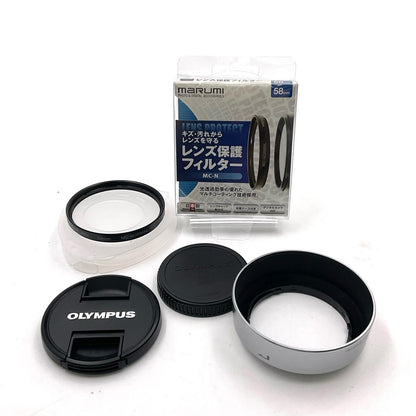 【全額返金保証】【最速発送】OLYMPUS M.ZUIKO DIGITAL ED 40-150mm F4.0-5.6 R [シルバー] 動作確認済