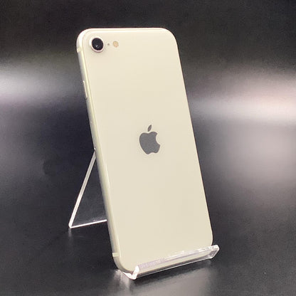 【全額返金保証】【最速発送】Apple iPhone iPhone SE（第2世代） 64GB ホワイト au 白ロム 動作確認済 86%