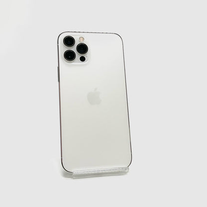 【全額返金保証】【最速発送】Apple iPhone iPhone 12 Pro 128GB シルバー Softbank SIMフリー 白ロム 動作確認済 77%