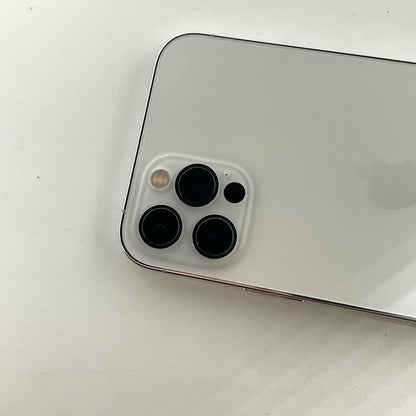 【全額返金保証】【最速発送】Apple iPhone iPhone 12 Pro 128GB シルバー Softbank SIMフリー 白ロム 動作確認済 77%