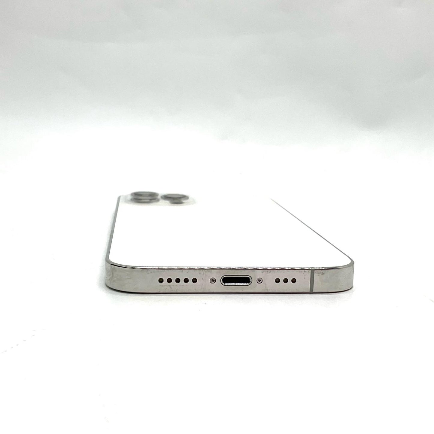 【全額返金保証】【最速発送】Apple iPhone iPhone 12 Pro 128GB シルバー Softbank SIMフリー 白ロム 動作確認済 77%