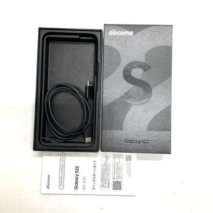 【全額返金保証】【最速発送】SAMSUNG Galaxy S22 256GB docomo SIMフリー SC-51C 白ロム 動作確認済