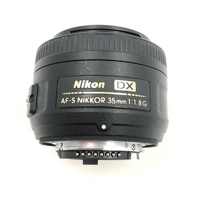 【全額返金保証】【最速発送】Nikon AF-S DX NIKKOR 35mm f/1.8G 美品 動作確認済