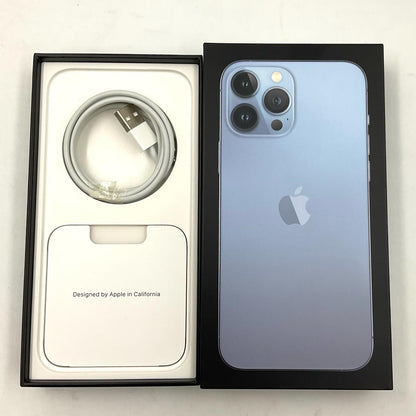 【全額返金保証】【最速発送】Apple iPhone iPhone 13 Pro Max 256GB シエラブルー SIMフリー 白ロム 動作確認済 78%