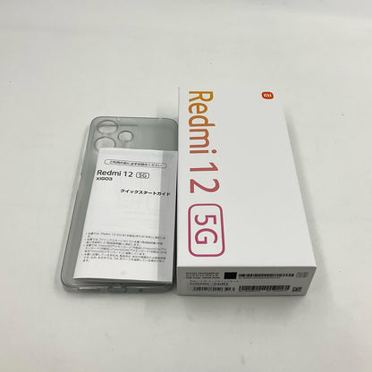【全額返金保証】【最速発送】Xiaomi Redmi 12 5G 128GB ミッドナイトブラック au SIMフリー XIG03 白ロム 超美品 動作確認済