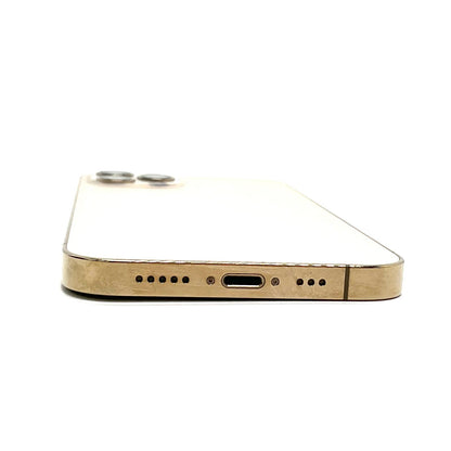 【全額返金保証】【最速発送】Apple iPhone iPhone 12 Pro 128GB ゴールド Softbank SIMフリー 白ロム 動作確認済 77%