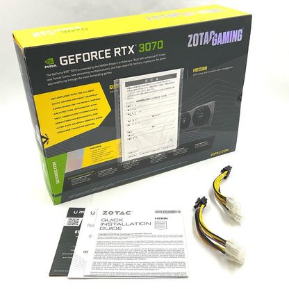 【全額返金保証】【最速発送】ZOTAC グラフィックボード RTX 3070 Twin Edge OC ZT-A30700H-10P 美品 動作確認済