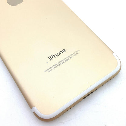 【全額返金保証】【最速発送】Apple iPhone iPhone 7 32GB ゴールド au 白ロム 美品 動作確認済 90%