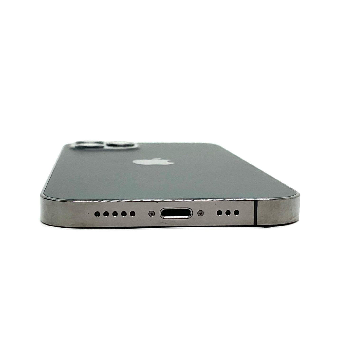 【全額返金保証】【最速発送】Apple iPhone iPhone 12 Pro 128GB グラファイト au SIMフリー 白ロム 美品 動作確認済 80%