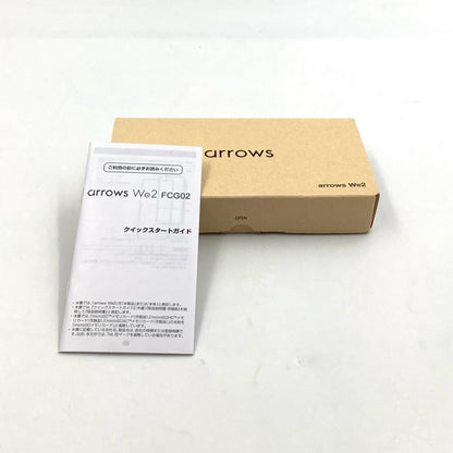 【全額返金保証】【最速発送】富士通 arrows We2 64GB ライトブルー au SIMフリー FCG02 白ロム 超美品 動作確認済
