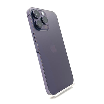 【全額返金保証】【最速発送】Apple iPhone iPhone 14 Pro Max 256GB ディープパープル SIMフリー 白ロム 美品 動作確認済 84%