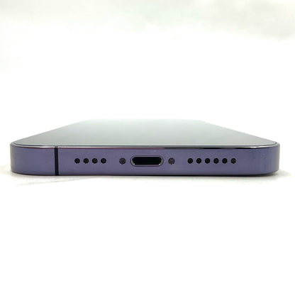 【全額返金保証】【最速発送】Apple iPhone iPhone 14 Pro Max 256GB ディープパープル SIMフリー 白ロム 美品 動作確認済 84%
