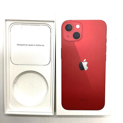 【全額返金保証】【最速発送】Apple iPhone iPhone 13 128GB (PRODUCT)RED au SIMフリー 白ロム 動作確認済 75%