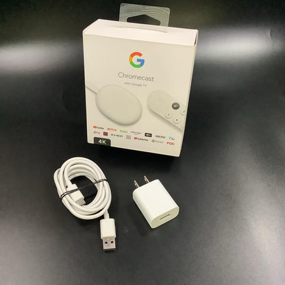 【全額返金保証】【最速発送】Google Chromecast with Google TV G9N9N GA01919-JP 美品 動作確認済
