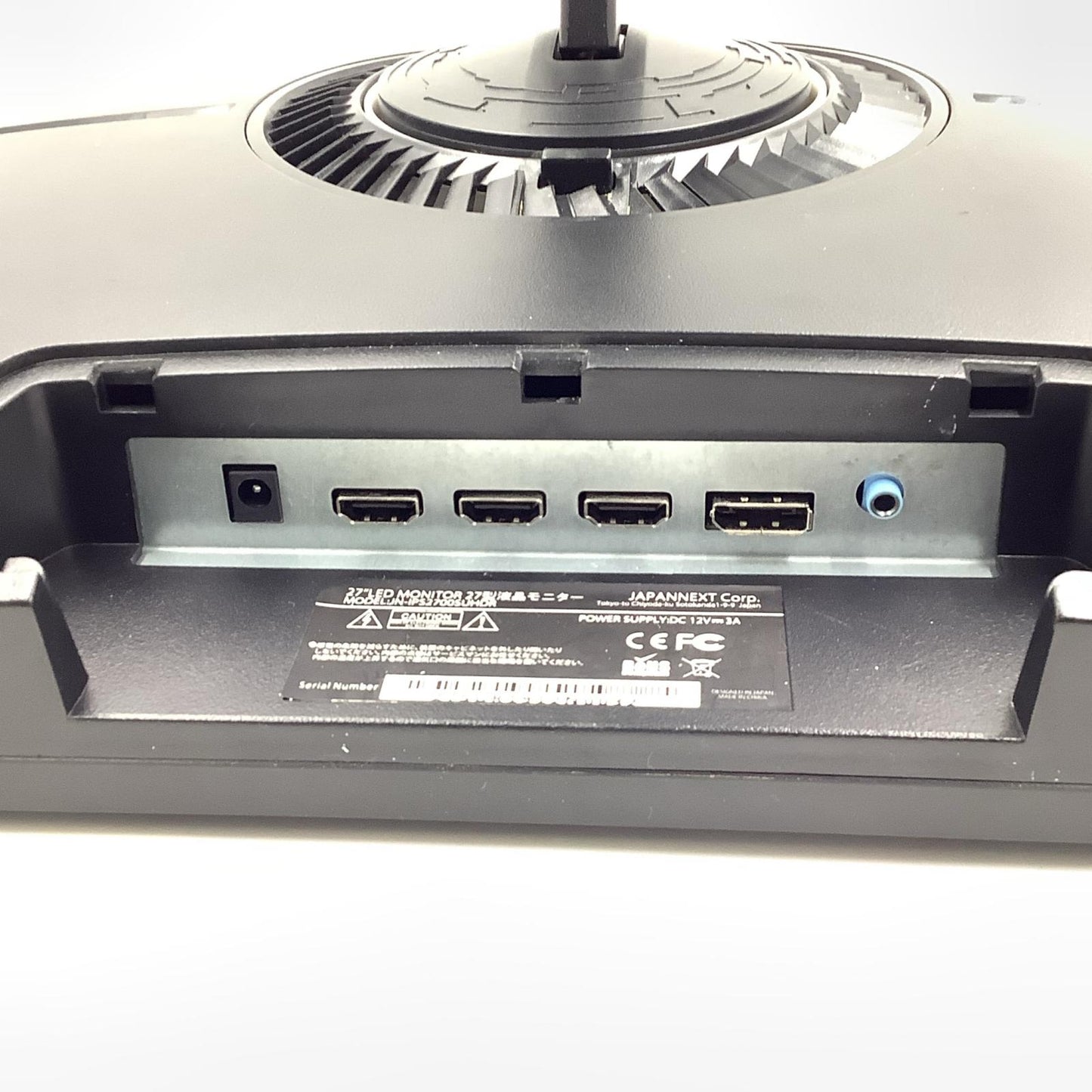 【全額返金保証】【最速発送】JAPANNEXT JN-IPS2700SUHDR 27インチ 美品 動作確認済