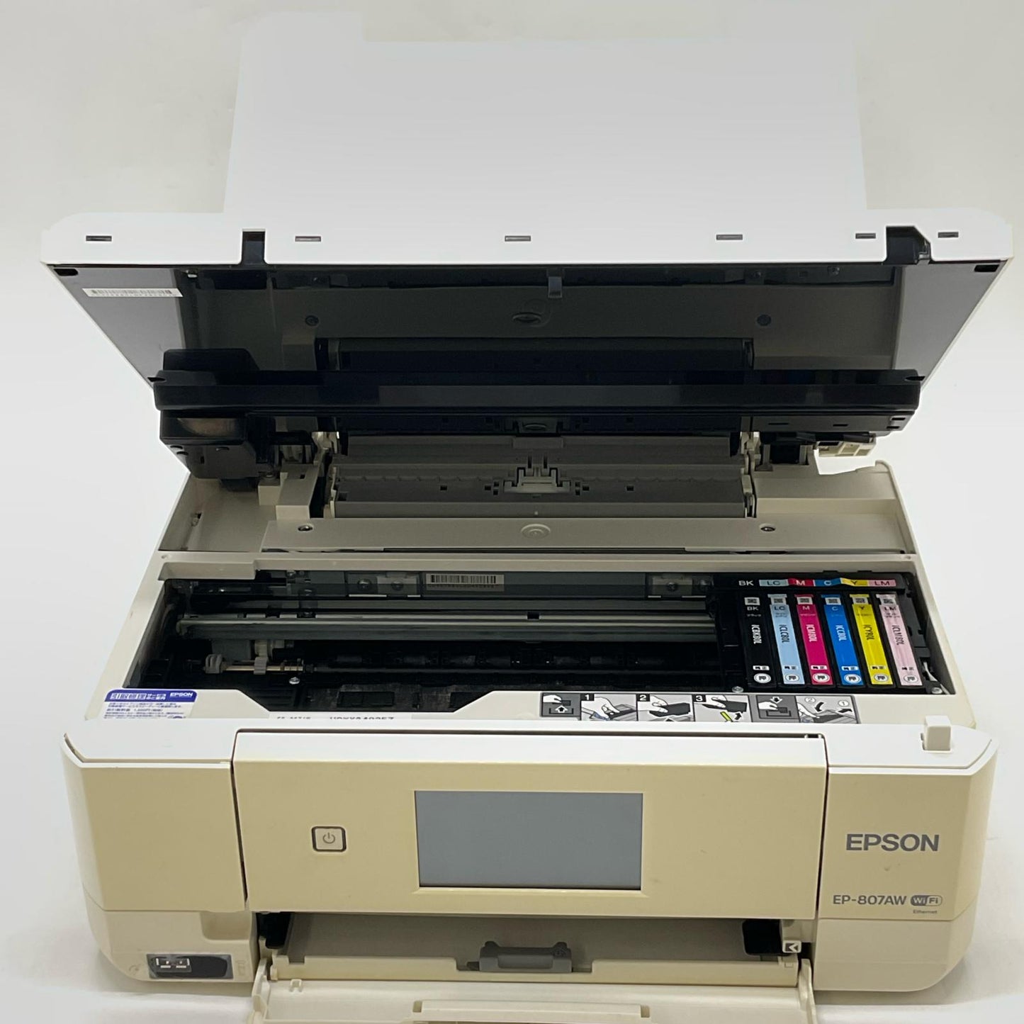 【全額返金保証】【最速発送】EPSON カラリオ [ホワイト] EP-807AW 美品 動作確認済