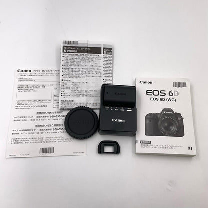 【全額返金保証】【最速発送】Canon デジタル一眼 EOS 6D ボディ ブラック 美品 動作確認済