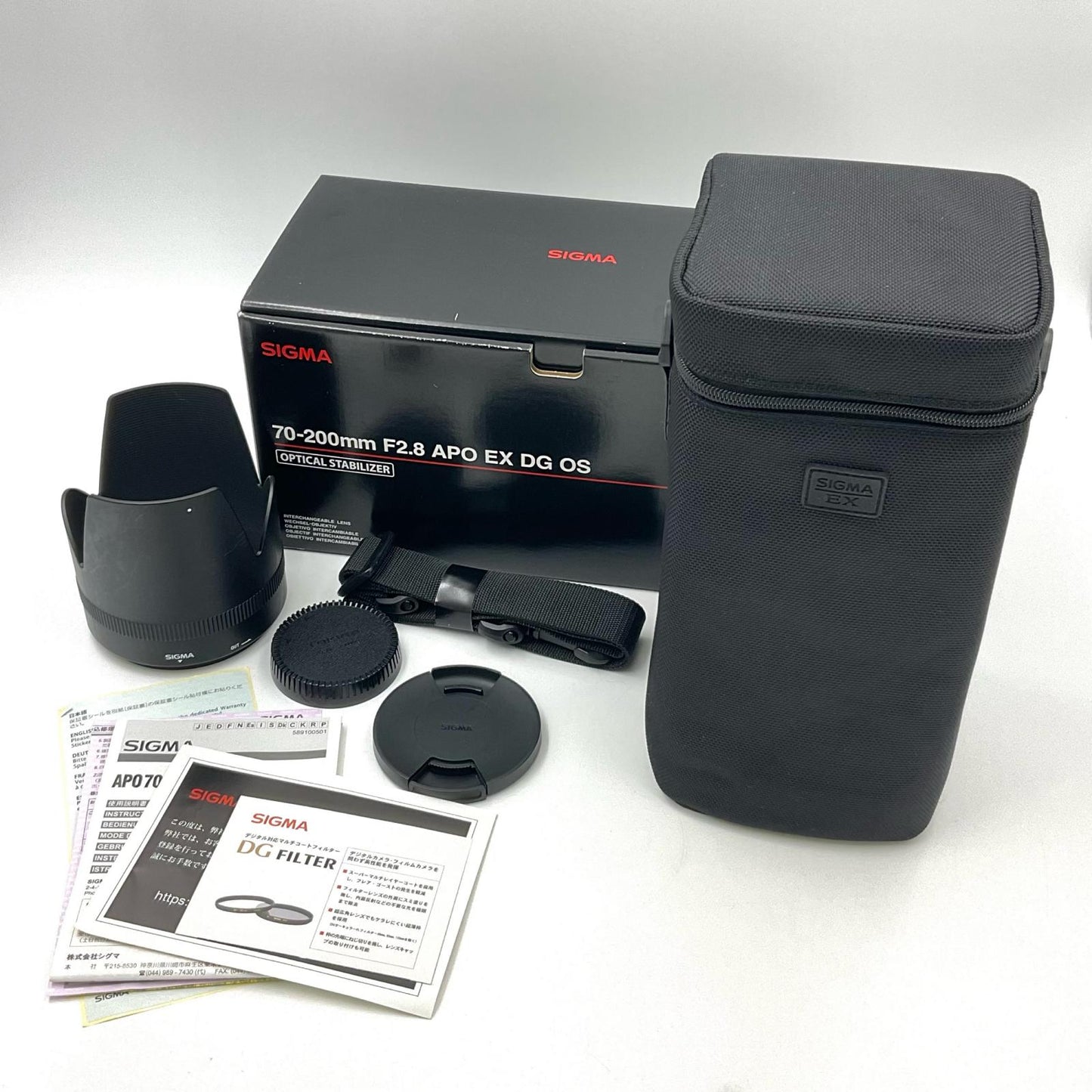 【全額返金保証】【最速発送】SIGMA 70-200mm F2.8 APO EX DG OS 動作確認済