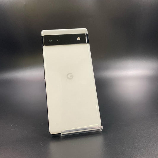 【全額返金保証】【最速発送】Google Pixel 6a 128GB Chalk Softbank SIMフリー GB17L 白ロム 動作確認済