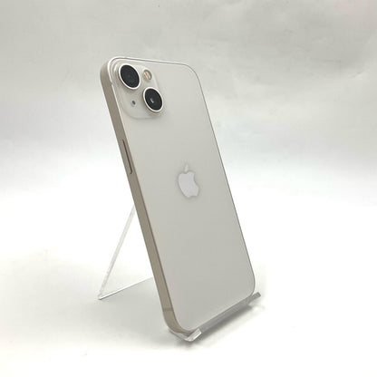 【全額返金保証】【最速発送】Apple iPhone iPhone 13 128GB スターライト au 美品 動作確認済 85%