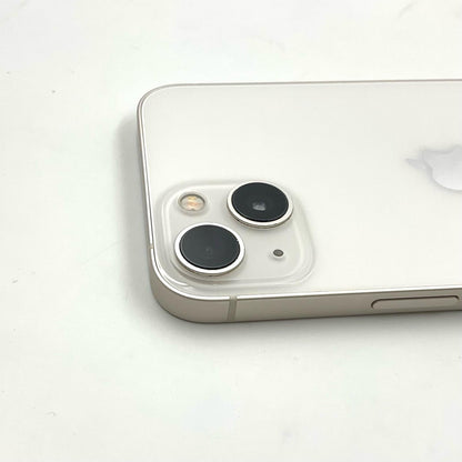 【全額返金保証】【最速発送】Apple iPhone iPhone 13 128GB スターライト au 美品 動作確認済 85%