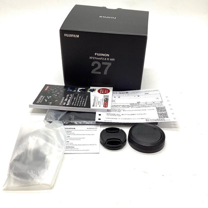 【全額返金保証】【最速発送】FUJIFILM フジノンレンズ XF27mmF2.8 R WR 超美品 動作確認済