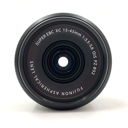 【全額返金保証】【最速発送】FUJIFILM フジノンレンズ XC15-45mmF3.5-5.6 OIS PZ [ブラック] 美品 動作確認済
