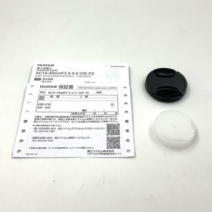 【全額返金保証】【最速発送】FUJIFILM フジノンレンズ XC15-45mmF3.5-5.6 OIS PZ [ブラック] 美品 動作確認済