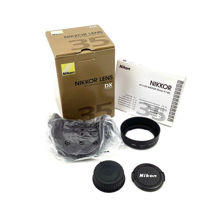 【全額返金保証】【最速発送】Nikon AF-S DX Nikkor 35mm F1.8G 美品 動作確認済
