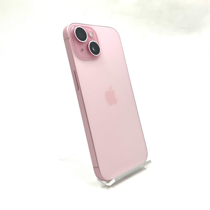 【全額返金保証】【最速発送】Apple iPhone iPhone 15 128GB ピンク SIMフリー 白ロム 動作確認済 90%