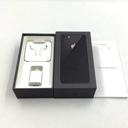 【最速発送】Apple iPhone iPhone 8 128GB スペースグレイ SIMフリー 白ロム【難有】 84%