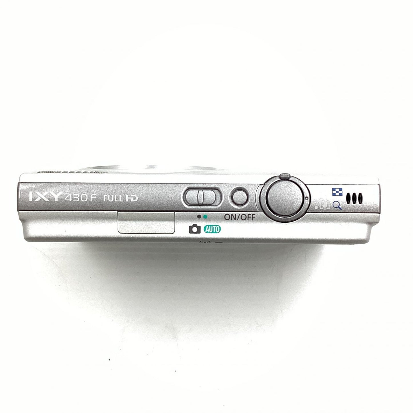 【全額返金保証】【最速発送】Canon コンパクトデジタルカメラ IXY 430F シルバー 美品 動作確認済