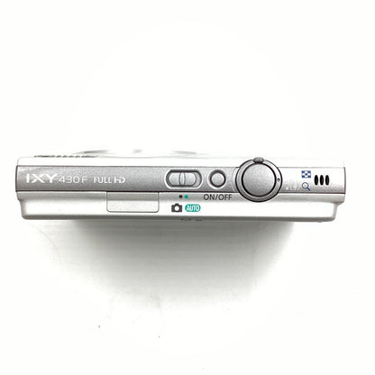 【全額返金保証】【最速発送】Canon コンパクトデジタルカメラ IXY 430F シルバー 美品 動作確認済