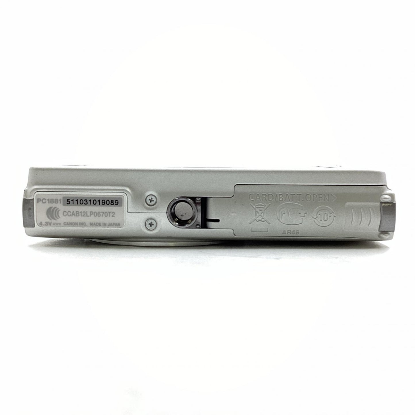 【全額返金保証】【最速発送】Canon コンパクトデジタルカメラ IXY 430F シルバー 美品 動作確認済
