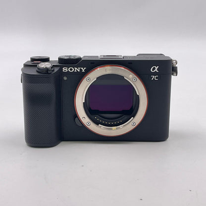 【全額返金保証】【最速発送】Sony デジタル一眼 α7C ILCE-7C ボディ ブラック 美品 動作確認済