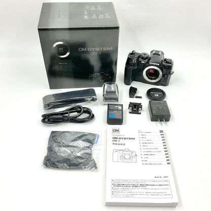 【全額返金保証】【最速発送】OM SYSTEM デジタル一眼 OM SYSTEM OM-1 ボディ ブラック 美品 動作確認済