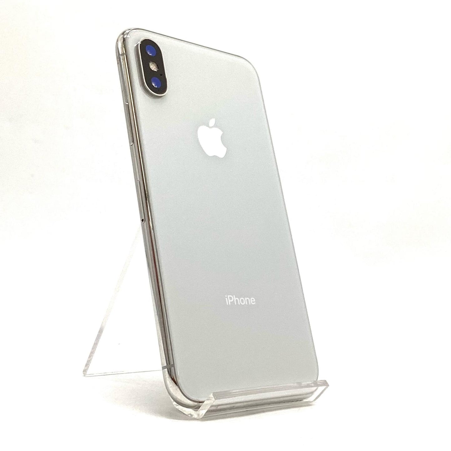【最速発送】Apple iPhone iPhone X 256GB シルバー au 白ロム【難有】 82%