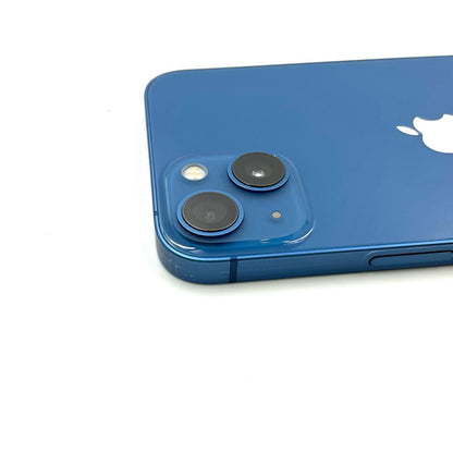 【全額返金保証】【最速発送】Apple iPhone iPhone 13 128GB ブルー au SIMフリー 美品 動作確認済 80%