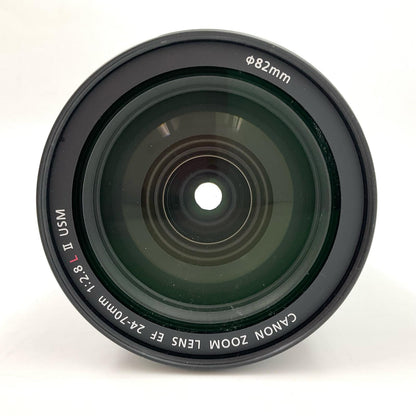 【全額返金保証】【最速発送】Canon EF24-70mm F2.8L II USM 美品 動作確認済