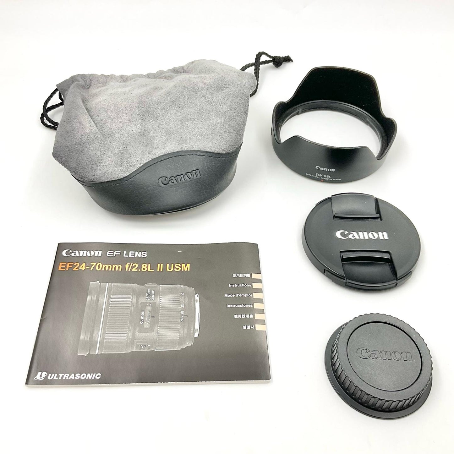 【全額返金保証】【最速発送】Canon EF24-70mm F2.8L II USM 美品 動作確認済