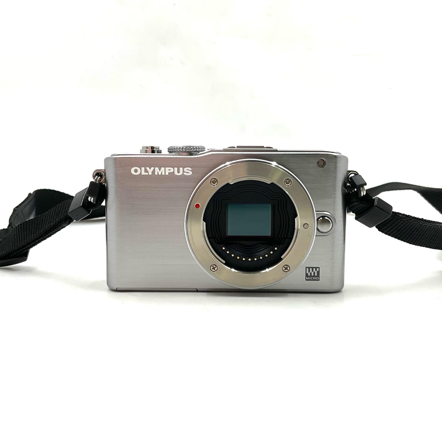 【全額返金保証】【最速発送】OLYMPUS デジタル一眼 OLYMPUS PEN Lite E-PL3 ボディ シルバー 美品 動作確認済