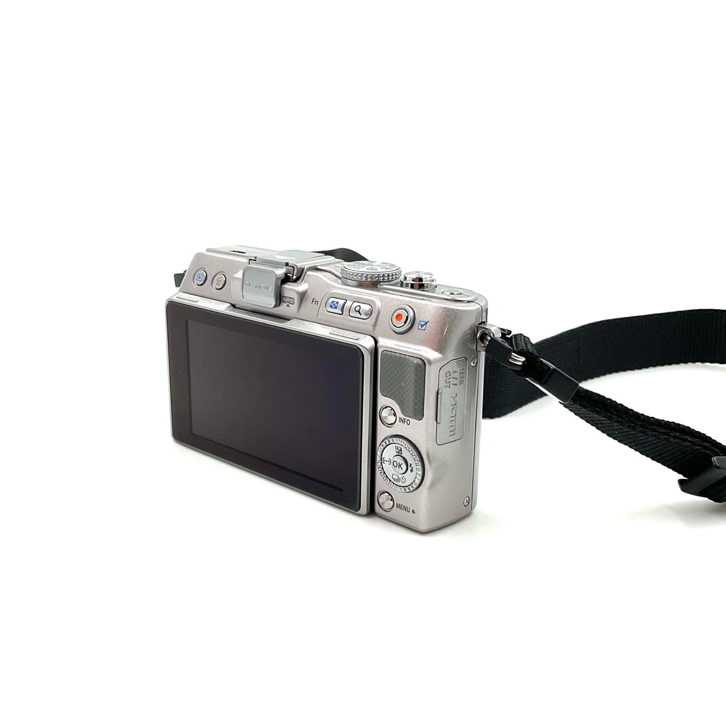 【全額返金保証】【最速発送】OLYMPUS デジタル一眼 OLYMPUS PEN Lite E-PL3 ボディ シルバー 美品 動作確認済