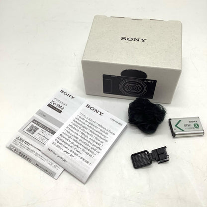 【全額返金保証】【最速発送】Sony コンパクトデジタルカメラ ZV-1M2 ブラック 美品 動作確認済