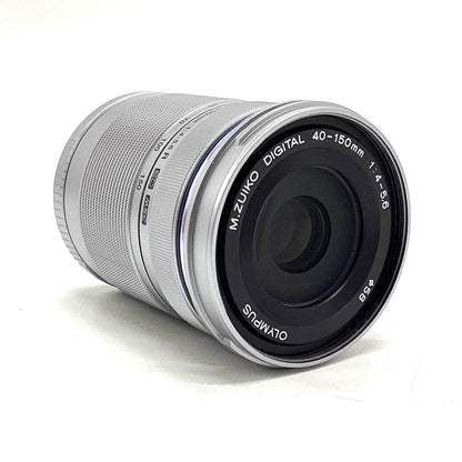 【全額返金保証】【最速発送】OLYMPUS M.ZUIKO DIGITAL ED 40-150mm F4.0-5.6 R [シルバー] 超美品 動作確認済