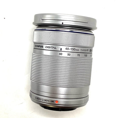 【全額返金保証】【最速発送】OLYMPUS M.ZUIKO DIGITAL ED 40-150mm F4.0-5.6 R [シルバー] 超美品 動作確認済