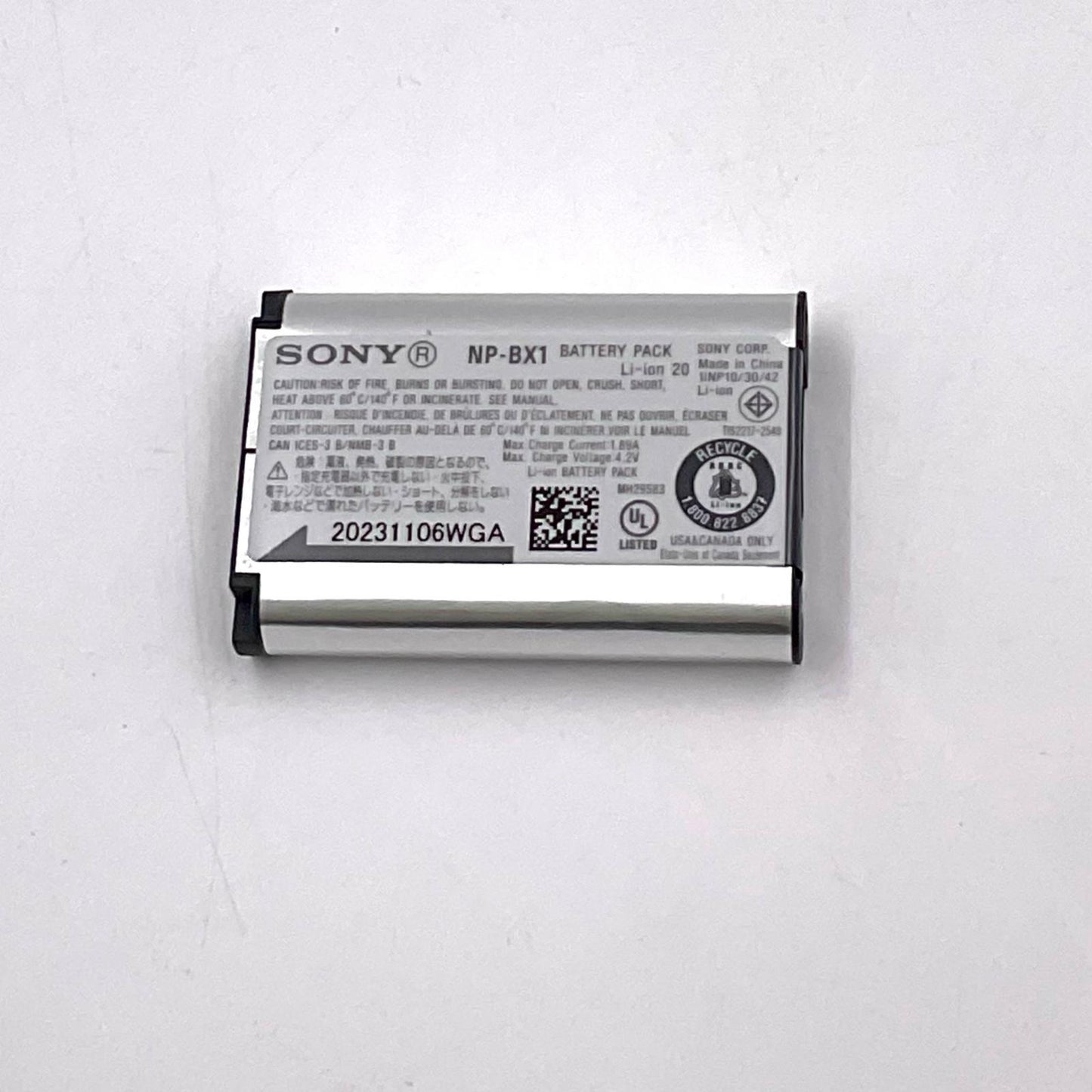 【全額返金保証】【最速発送】Sony NP-BX1 超美品 動作確認済