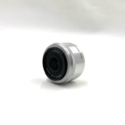 【全額返金保証】【最速発送】Nikon 1 NIKKOR 18.5mm f/1.8 [シルバー] 美品 動作確認済