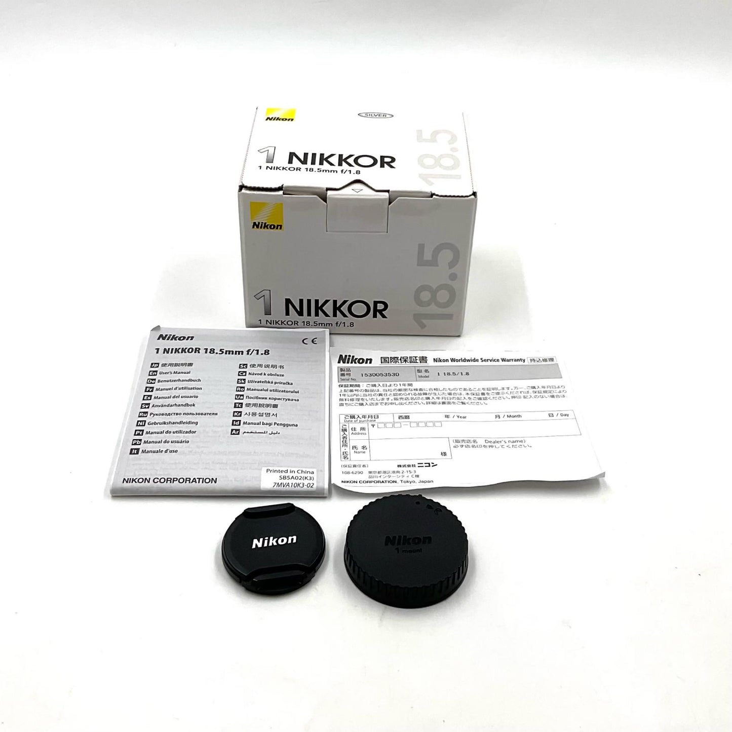 【全額返金保証】【最速発送】Nikon 1 NIKKOR 18.5mm f/1.8 [シルバー] 美品 動作確認済