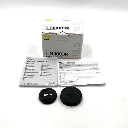 【全額返金保証】【最速発送】Nikon 1 NIKKOR 18.5mm f/1.8 [シルバー] 美品 動作確認済