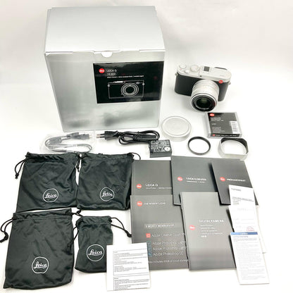 【全額返金保証】【最速発送】Leica コンパクトデジタルカメラ Q Typ 116 [シルバー] 動作確認済